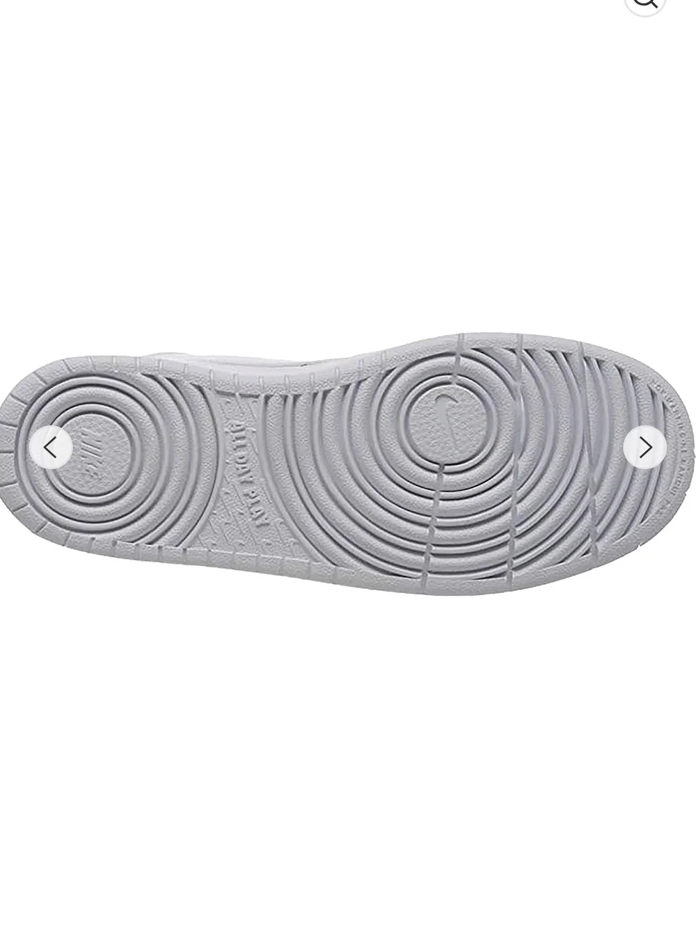 Nike Youth Boys White Mid-Top Court Sneakers